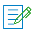 Icon: Pen on document