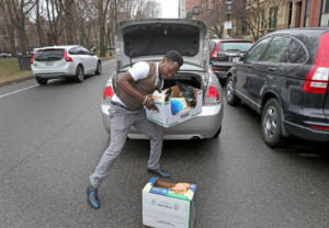 While labor advocates have continued to push for gig companies to reclassify gig-economy workers, like this Instacart worker here, employees to give them access to more benefits and better wages.. Some workers balked at that notion and have said they enjoy the flexibility being a contractor gives them.DAVID L. RYAN/GLOBE STAFF